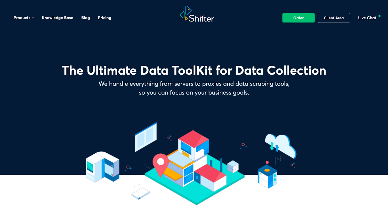 kit de ferramentas de coleta de dados shifter
