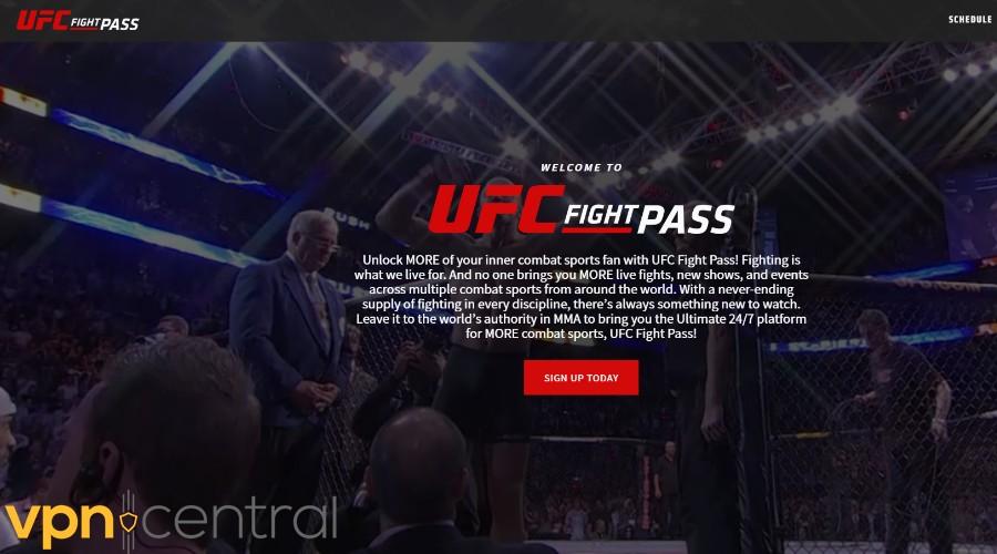 Sign up for UFC Fight Pass