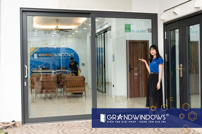 Kính nhôm cửa Grand Windows