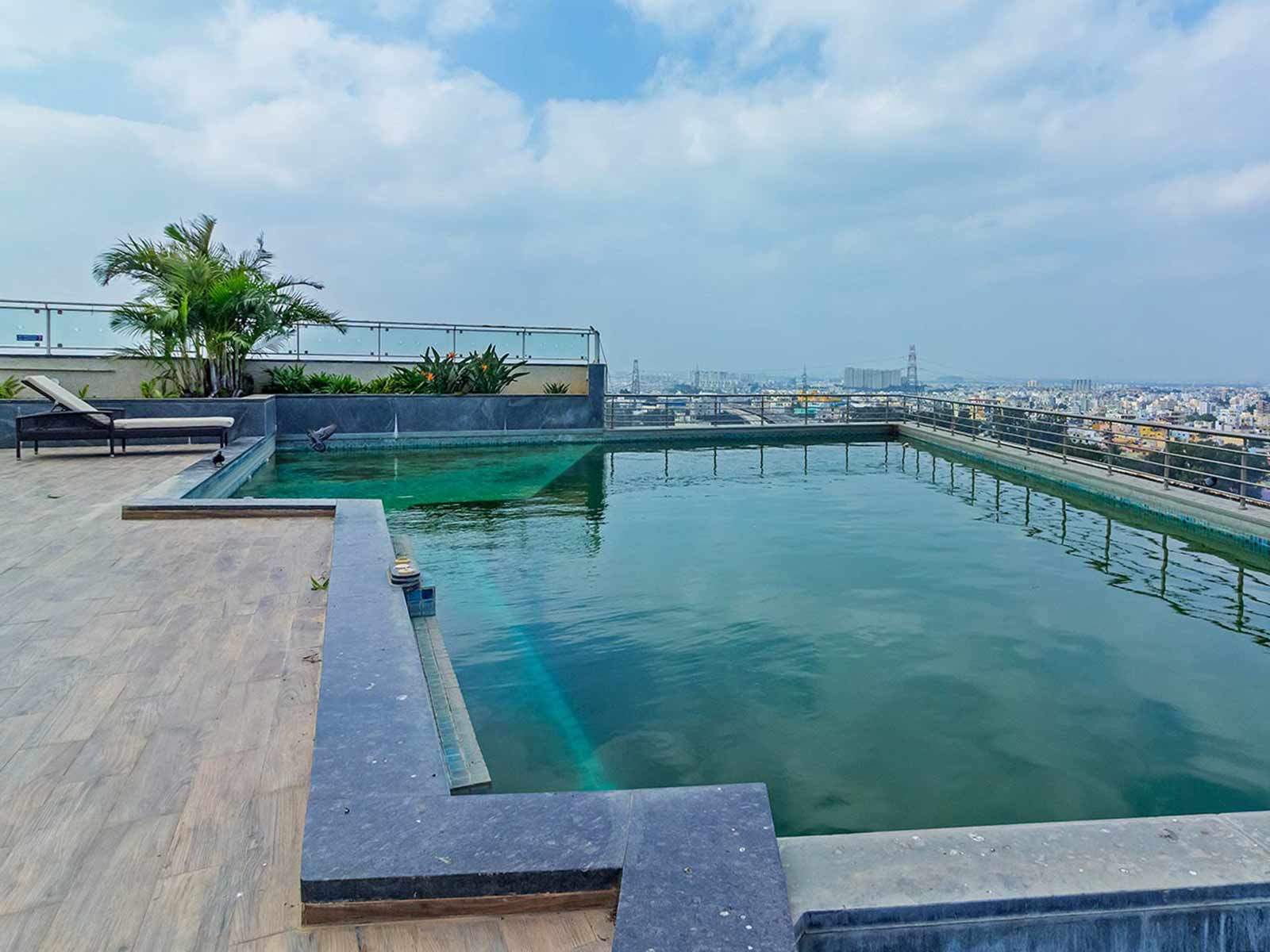 Swimming pool: Coliving space in Bangalore