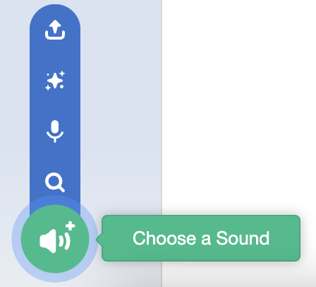 Choose a sound in Scratch coding