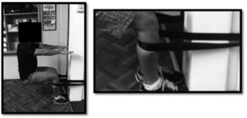 Isometric Spanish squats to reduce patella tendon pain