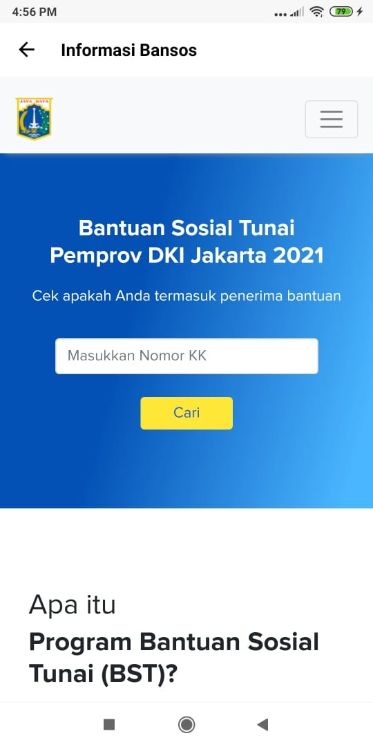 Bantuan Sosial Tunai Jakarta, Bansos Jakarta, Bansos Covid-19, Jakarta, Jakarta Smart City, JSC, JAKI