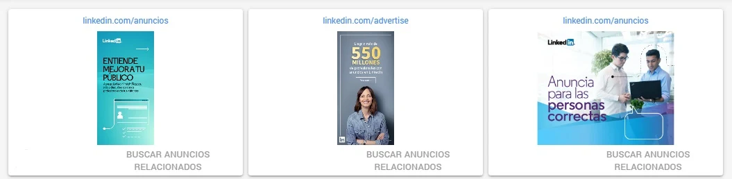 anuncios gráfico LinkedIn