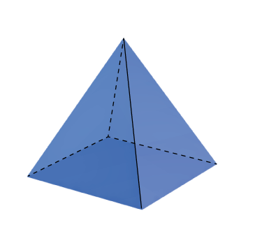 Image of a Square Pyramid.