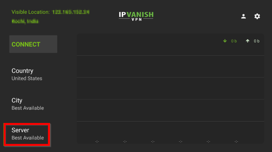 IPVanish VPN's server change