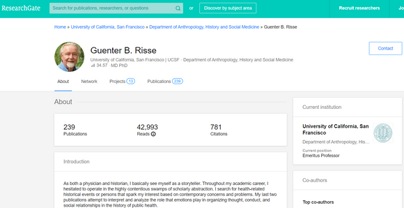 ResearchGate как да търсим учен в сайта