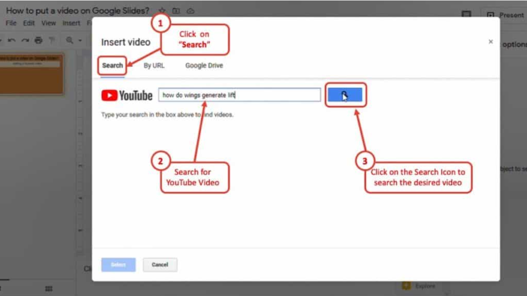 how to embed a video in google slides