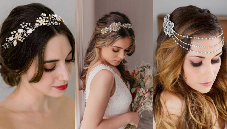 wedding hair accessories for short hair