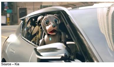 A dog in a car

Description automatically generated with medium confidence
