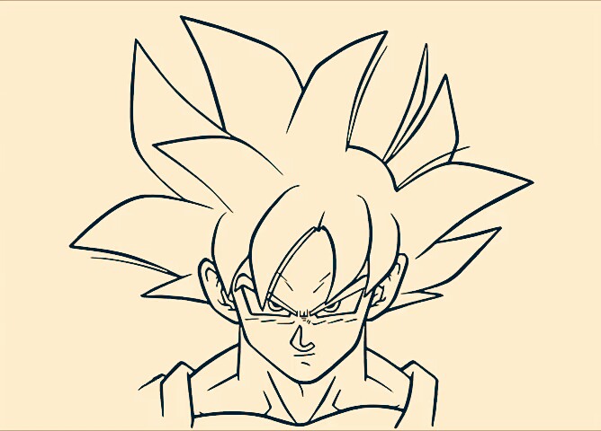 Como desenhar o Goku Instinto Superior? – Como desenhar anime