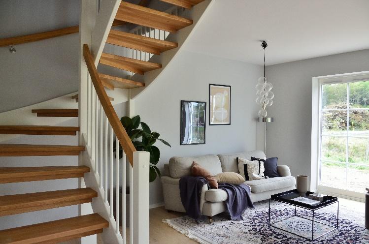 Spiral staircase in a house