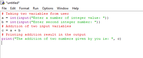 Kelebihan Mode Operasi Script & Mode IDLE di Python