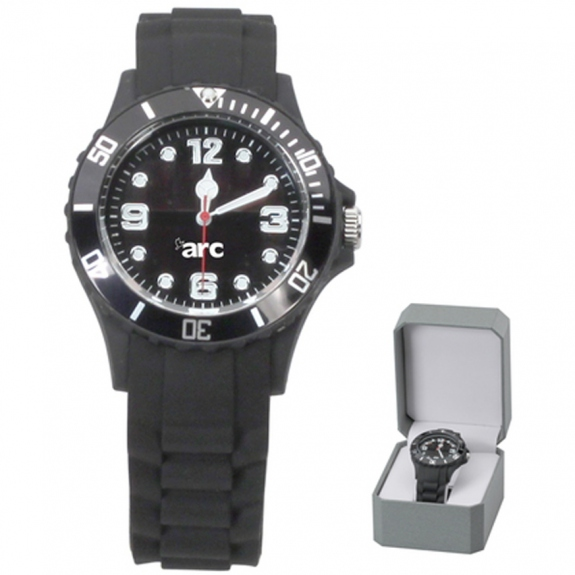 Men's Black-Tone Eco-Drive Watch 