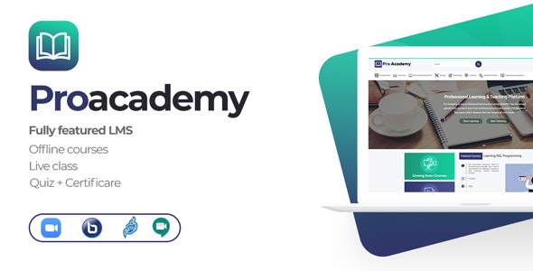 Proacademy 2 - LMS & Live Classes Marketplace - CodeCanyon Item for Sale