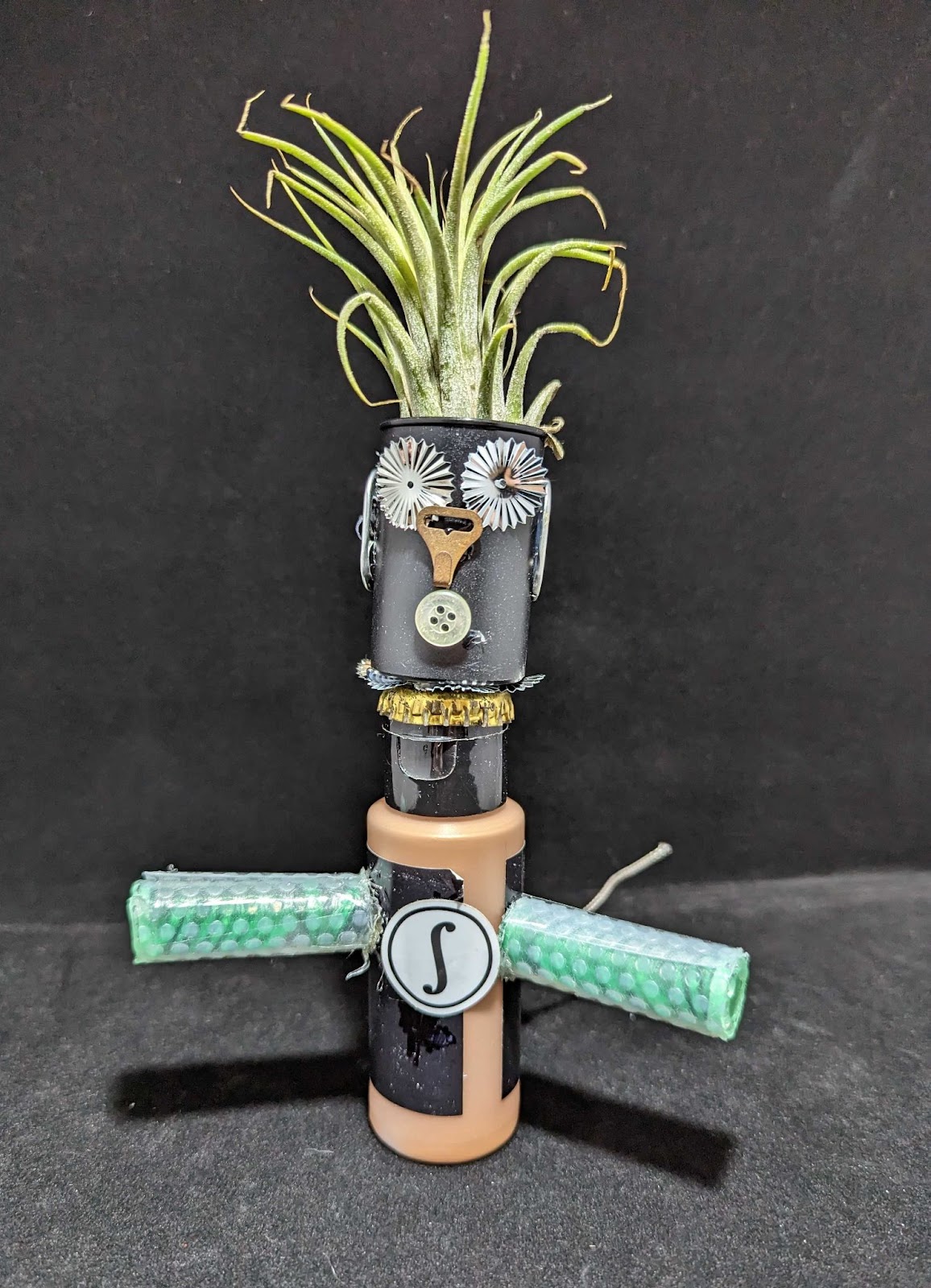 Homemade robot plant holder picture 5 of 5