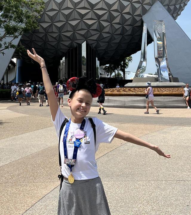 Azul finally felt like herself after her leukemia battle on her wish to go to Disney.