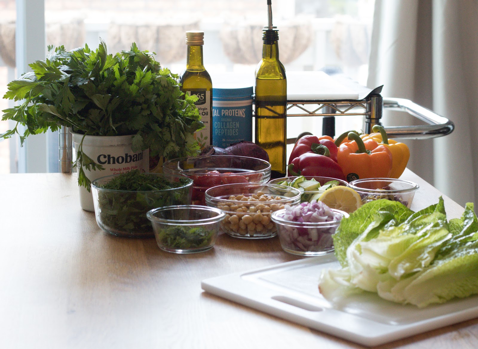 Greek Salad Ingredients
Patience & Pearls