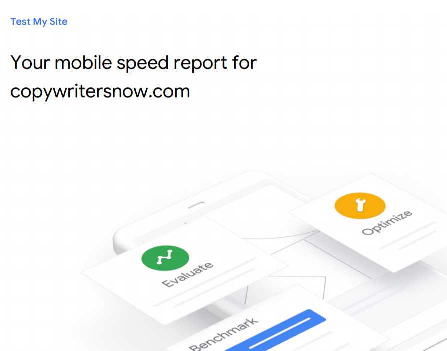 Google mobile speed report