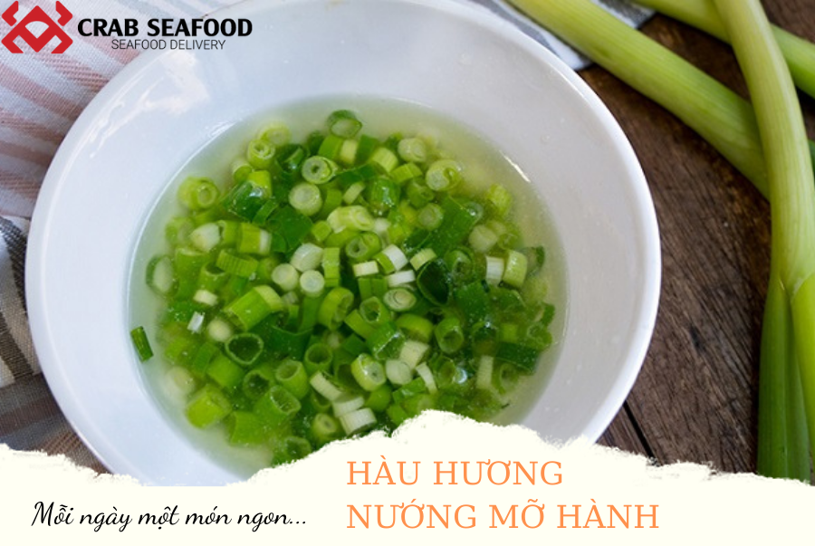 Hàu hương nướng mỡ hành