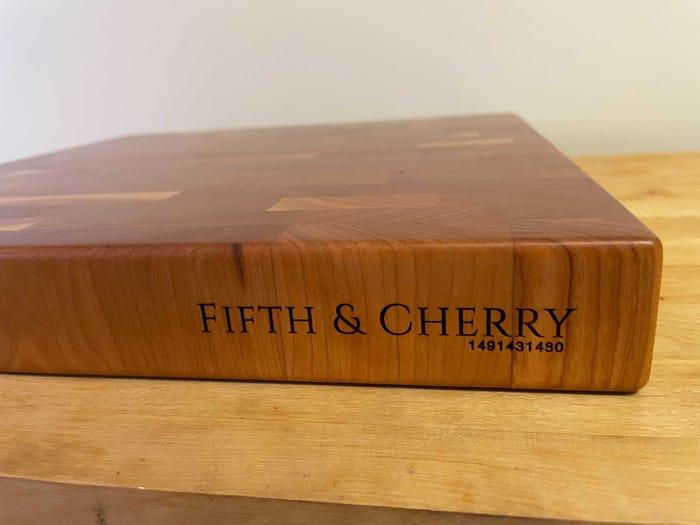 Fifth and Cherry End-Grain Cutting Board