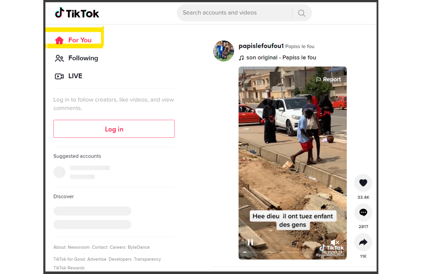 how to make a tiktok account- complete the sign up image.
