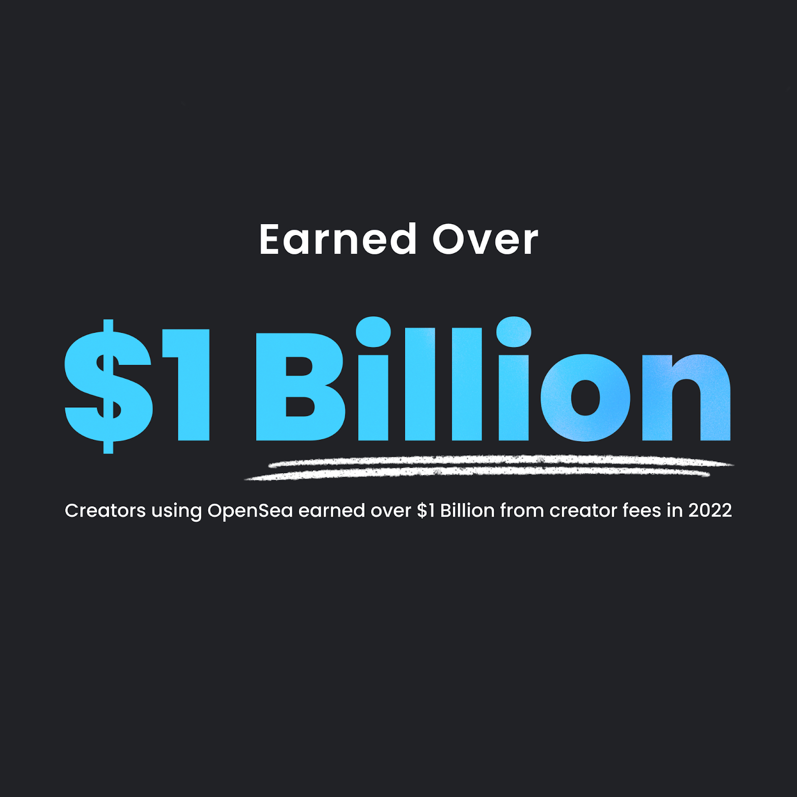 OpenSea 在 2022 年结束时建立了主要合作伙伴关系，并获得了 1 亿美元的 NFT 版税 2