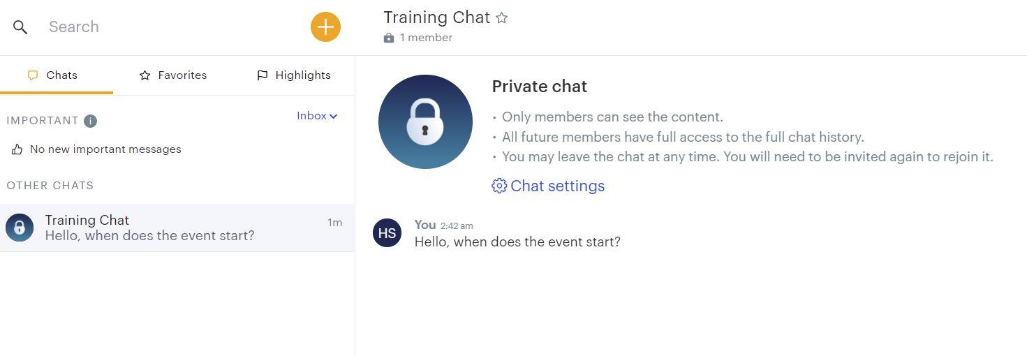 Blink’s secure private chat system helps enhance the employee lifecycle. 