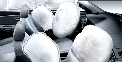 Air bag made of technical textiles