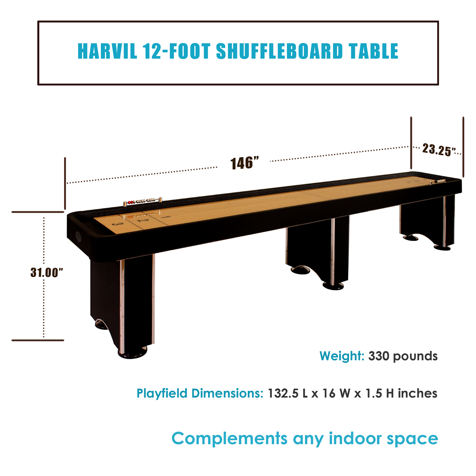 Shuffleboard Table Height