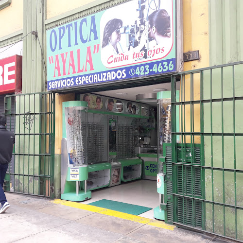 Opiniones de Centro Óptico Ayala en Breña - Oftalmólogo
