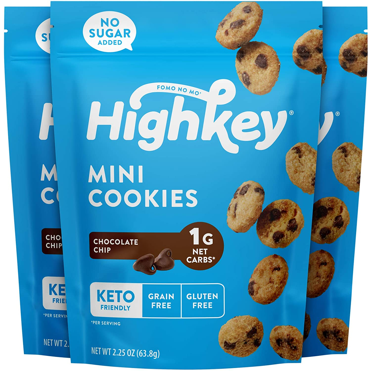 Keto Snacks Amazon HighKey Mini Cookies Chocolate Chip