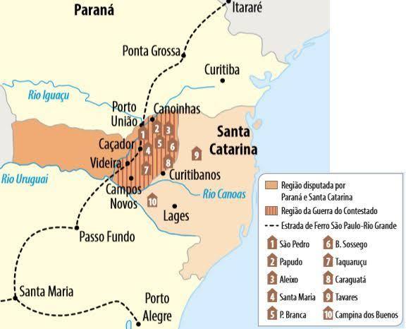 Conquista de Taquaruçu, Guerra do Contestado - Ensinar História - Joelza  Ester Domingues