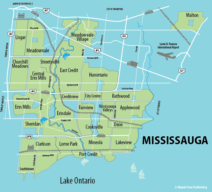 Map Of Mississauga Roads Exploring The Map Of Mississauga Neighbourhoods | Canadian Real Estate  Wealth