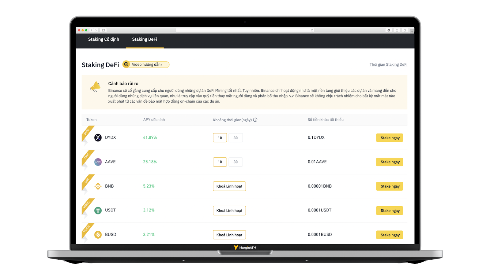 defi staking