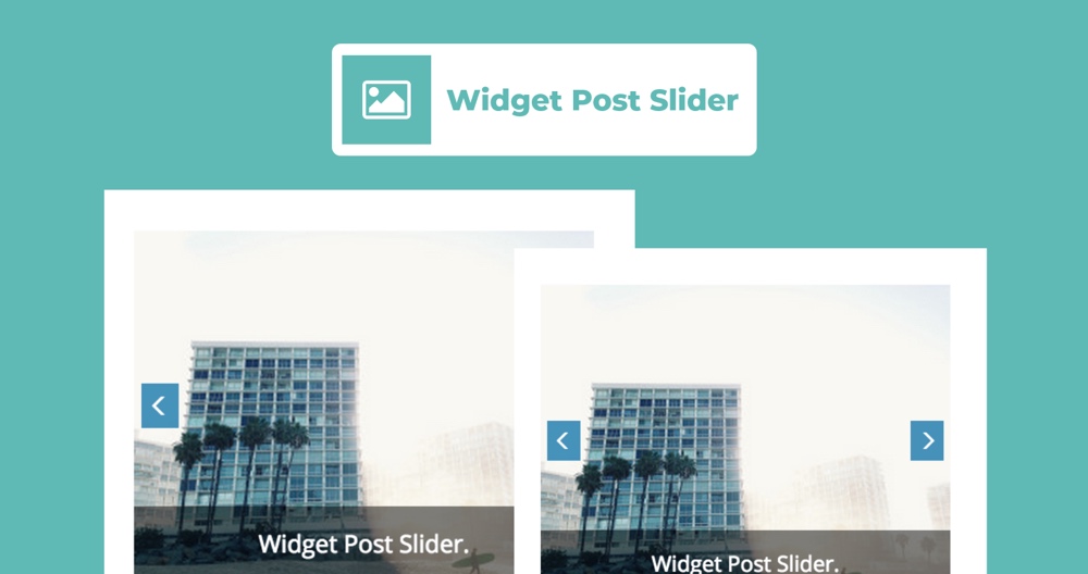 Controle deslizante de postagem de widget