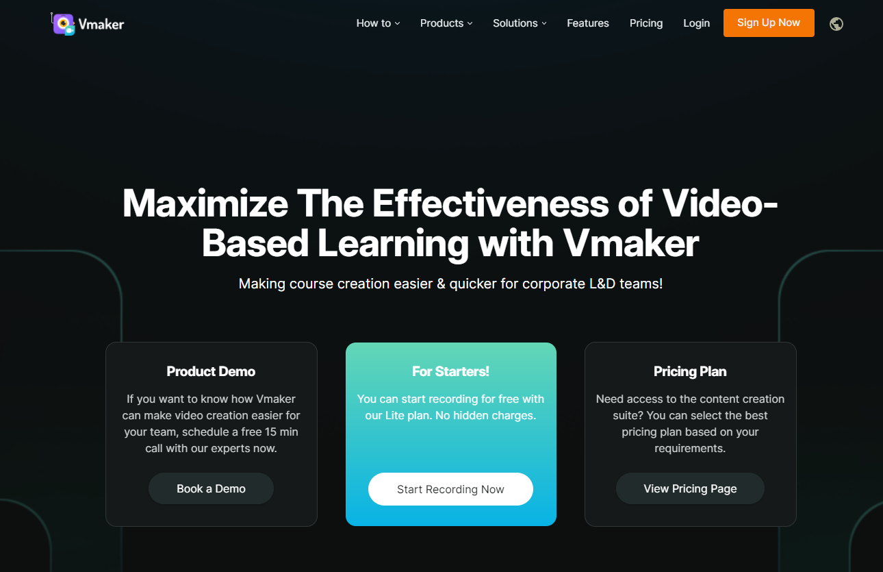 Best Free Video Capture Software; vmaker  
