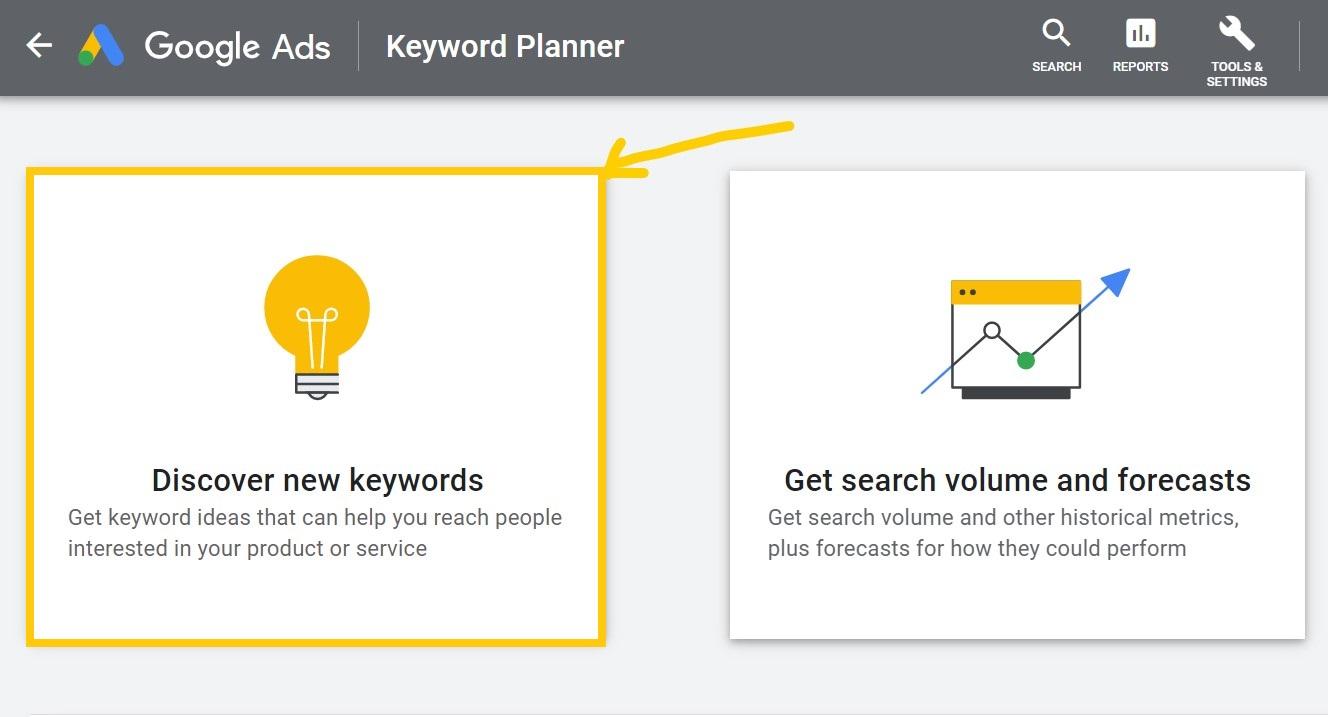 Google keyword planner kya hai Discover new keywords.