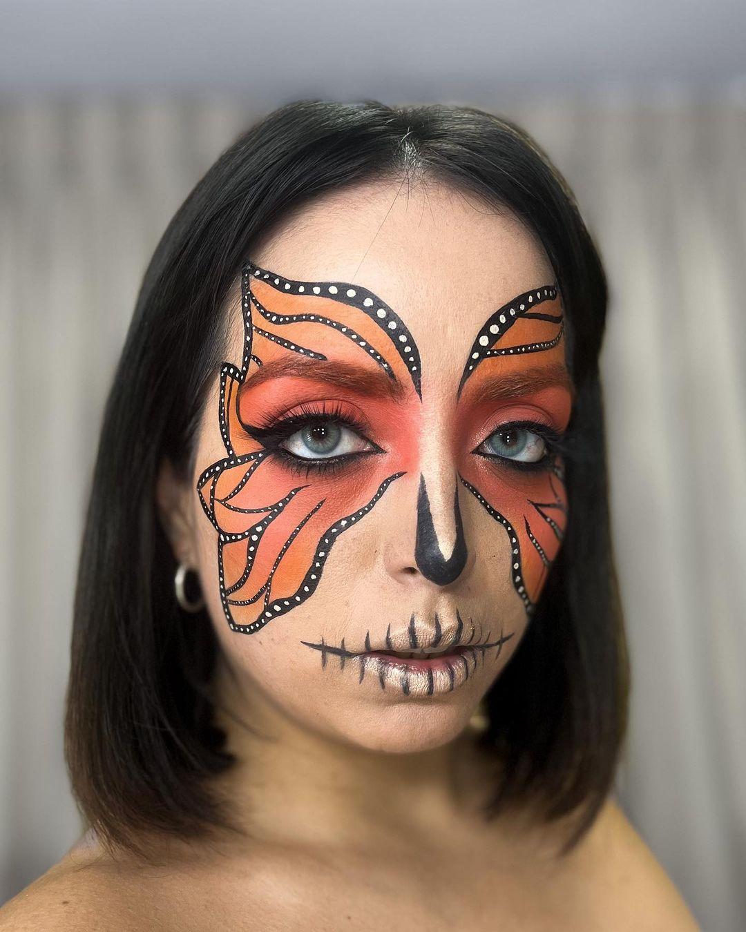 Butterfly Skull Makeup