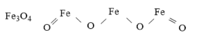 Công thức cấu tạp của Fe3O4