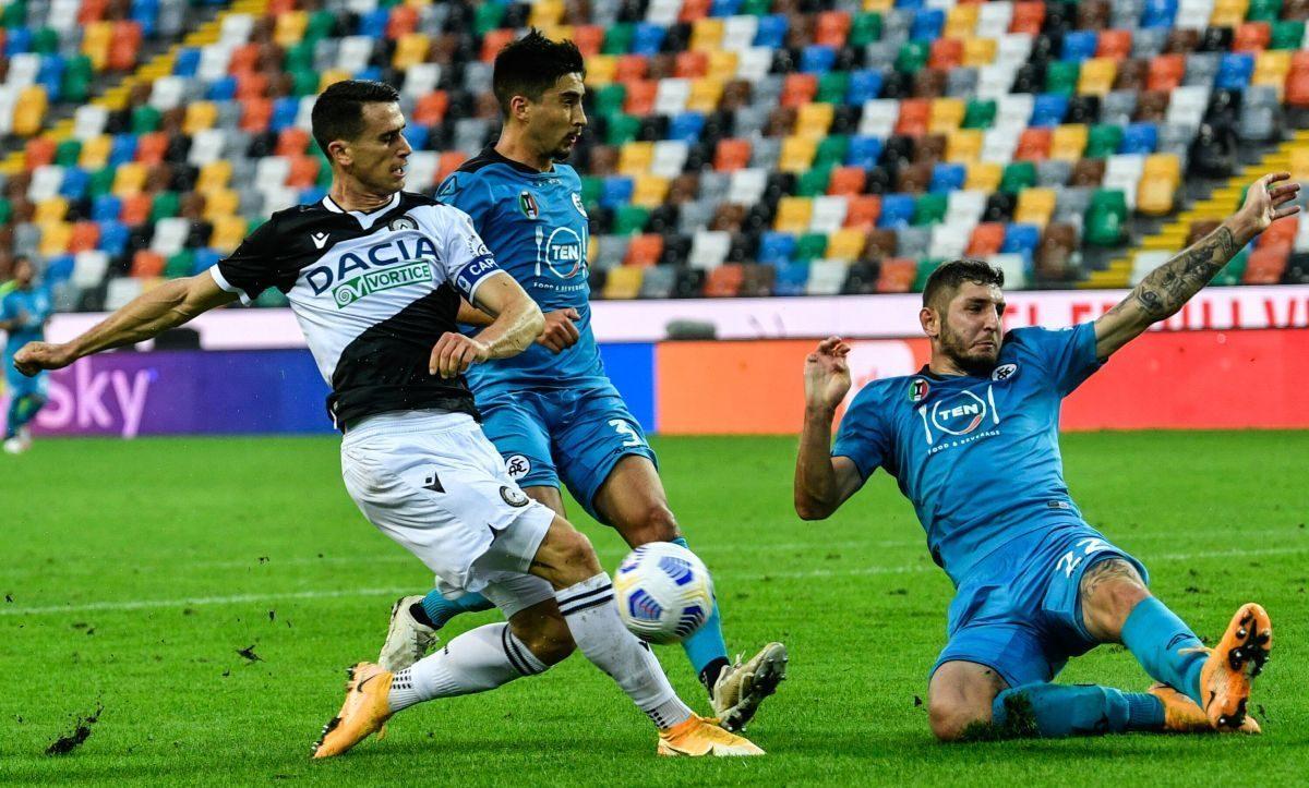 Spezia từng đánh bại Udinese 2-0 ngay trên sân đối thủ ở trận lượt đi