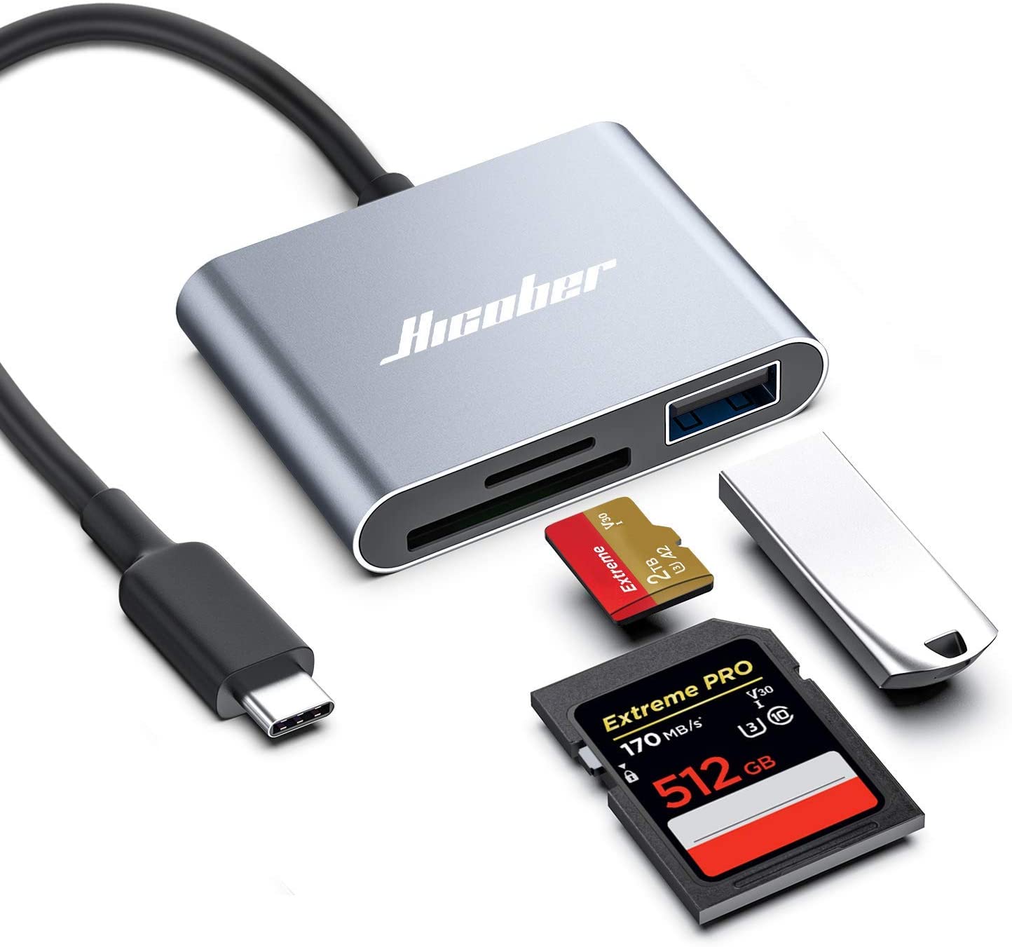Sample photo of  Hicober USB C SD Card Reader