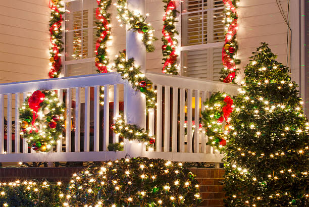 Porch decor for Christmas