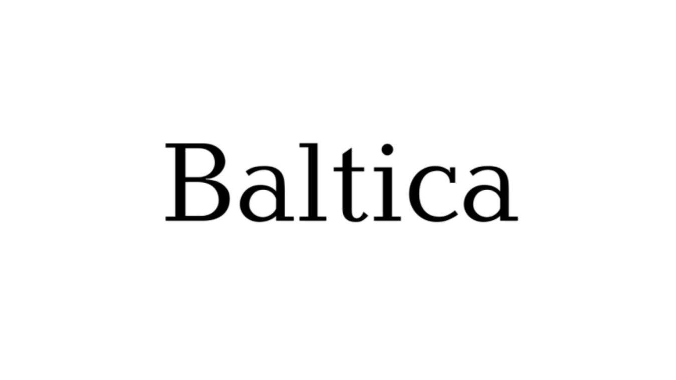 Przykład czcionki Baltica