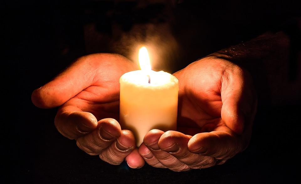 Hands, Open, Candle, Candlelight, Prayer, Pray, Give