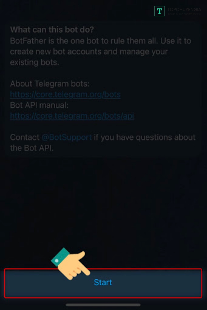 Hướng dẫn tạo Bot Telegram