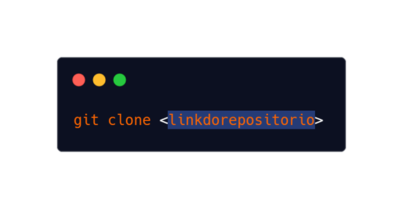 código para clonar projeto