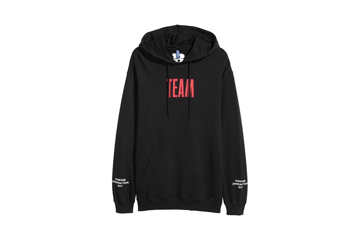 Image result for stadium tour merch h&m hoodie black team