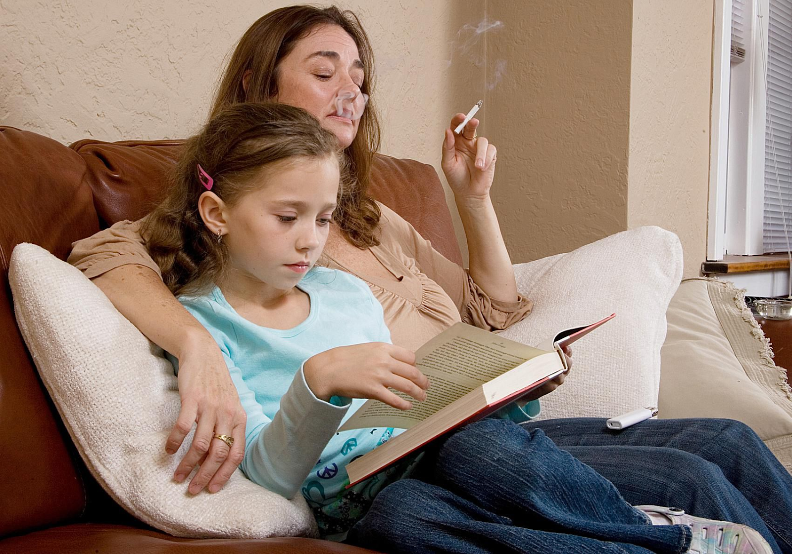 How does smoking affect children?