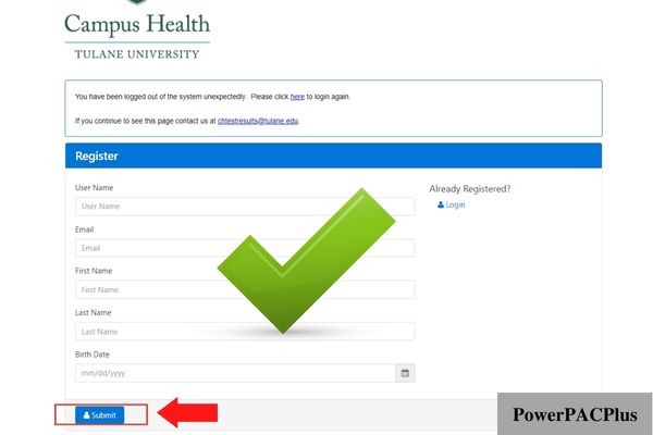 how to sign up to the tulane patient portal